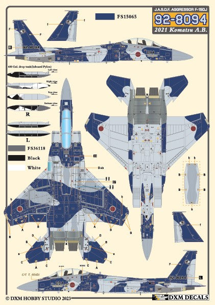 DXM 1/48 31-4264 JASDF F-15J/DJ Aggressor Vol. 1 (For Hasegawa, Great Wall, Academy, and Italeri)