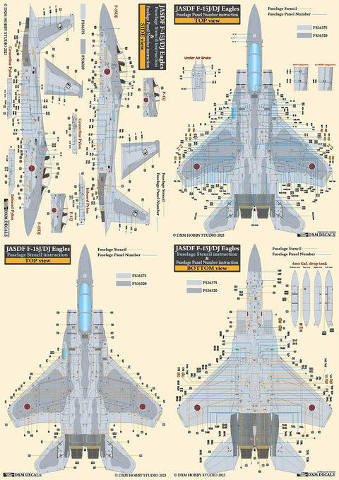 DXM 31-4265 1/48 JASDF F-15J/DJ Aggressor Vol. 2 (For Hasegawa, Great Wall, Academy, and Italeri)