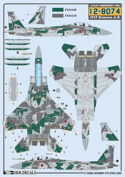 DXM 31-7158 1/72 JASDF F-15J/DJ Aggressor Vol. 1 (For Hasegawa, Platz, and Academy)