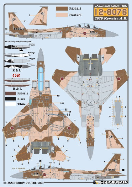 DXM 31-7158 1/72 JASDF F-15J/DJ Aggressor Vol. 1 (For Hasegawa, Platz, and Academy)