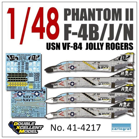 DXM 41-4217 1/48 US Navy F-4B/J/N Phantom II VF-84 Jolly Rogers