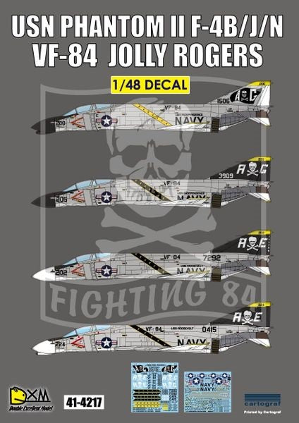DXM 41-4217 1/48 US Navy F-4B/J/N Phantom II VF-84 Jolly Rogers