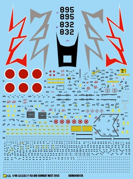 DXM 41-4220 1/48 JASDF F-15J ACM 2013 (For Hasegawa, Tamiya, and Great Wall)