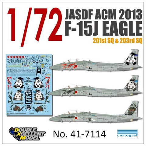 DXM 41-7114 1/72 JASDF F-15J ACM 2013 (For Hasegawa and Platz)