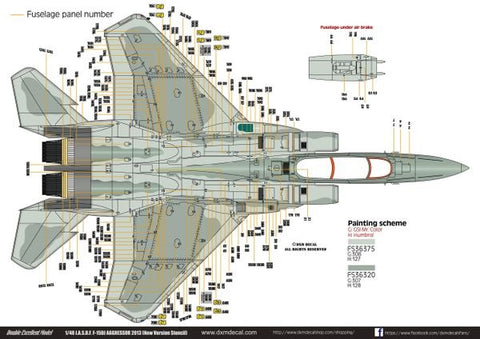 DXM 51-4122 1/48 JASDF F-15DJ Aggressor 2013