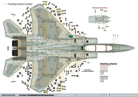 DXM 51-7116 1/72 JASDF F-15DJ Aggressor 2013