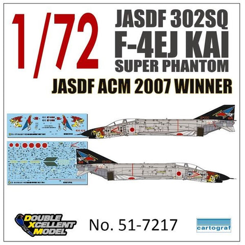DXM 51-7217 1/72 JASDF F-4EJ Kai, 302nd Squadron, ACM 2007 Winner (For Hasegawa, Fine Molds, and Fujimi)