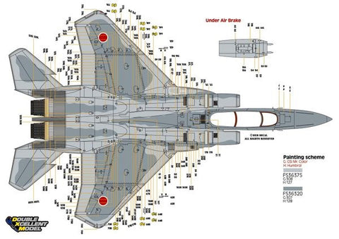DXM 71-7219 1/72 JASDF F-15J Eagle 60th Anniversary Digital Camouflage (For Hasegawa and Platz)