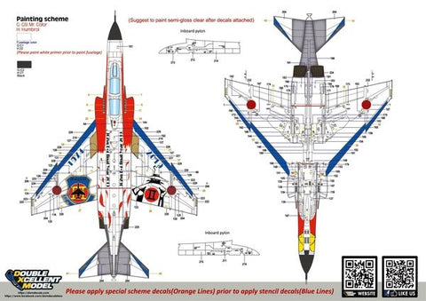 DXM 91-4236 1/48 JASDF F-4EJ KAI 302SQ Final Year 2019 "White" (For Hasegawa and Zoukei-Mura)