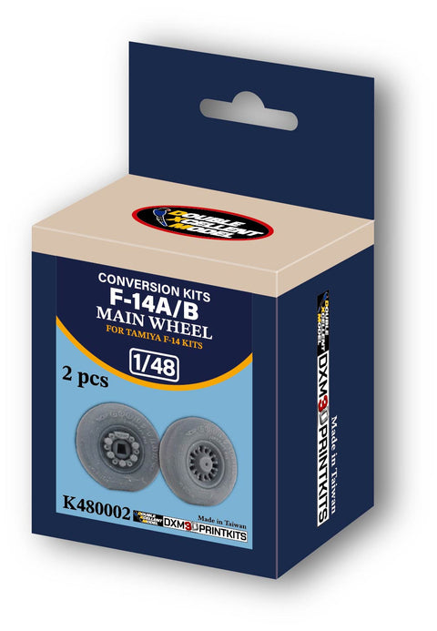 DXM K0002 1/48 F-14A/B Main Wheels (Set of 2)