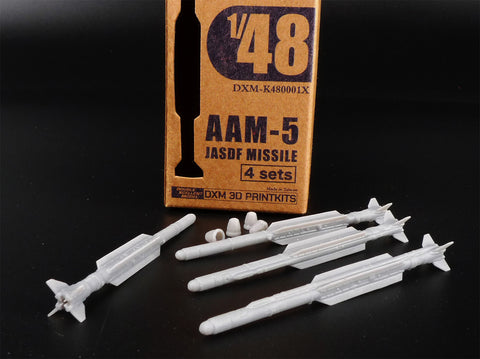 DXM K480001X 1/48 JASDF AAM-5 Missile (Set of 4)