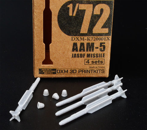 DXM K720001X 1/72 JASDF AAM-5 Missile (Set of 4)