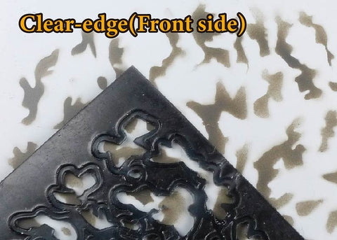 DXM T0004 Weathering/Rust/Fading Dual Effect Airbrush Stencil #4 (10cm x 7cm)