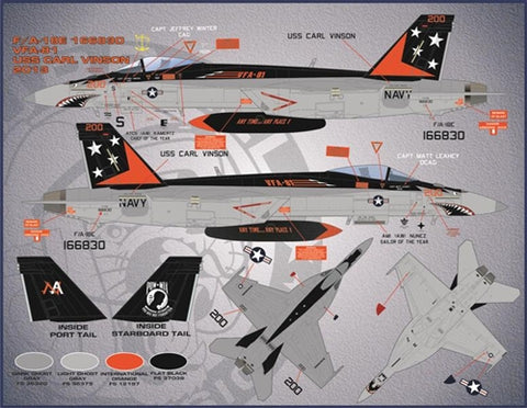 FURBALL 32-001 1/32 USN Air Wing All Stars  F / A-18E / F Super hornet Part 1