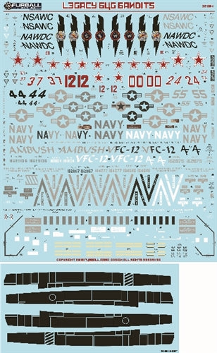 FURBALL 32-004 1/32 USN F/A-18A/A+/B/C Hornet, Legacy Bug Bandits