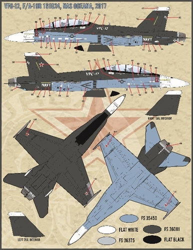 FURBALL 32-004 1/32 USN F/A-18A/A+/B/C Hornet, Legacy Bug Bandits