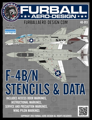 FURBALL 48-013 1/48 F-4B/N stencil