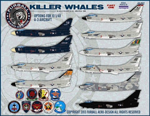 FURBALL 48-022 1/48 Killer Whales A-3 Sky Warriors
