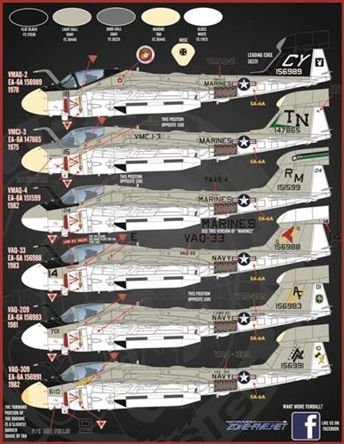 FURBALL 48-027 1/48 USN/USMC Electric Intruder EA-6