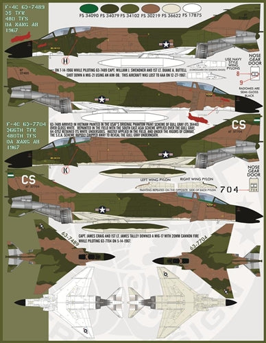 FURBALL 48-029 1/48 F-4C＆F-4D Phantom II Gunfighter Phantom, Part 1