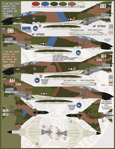 FURBALL 48-030 1/48 F-4C＆F-4D Phantom II Gunfighter Phantom, Part 2