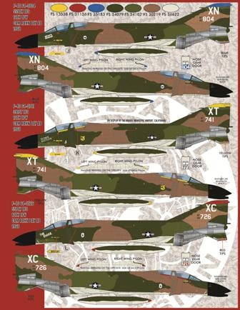 FURBALL 48-031 1/48 12th TFW Phantom、Cam Ranh Air Base