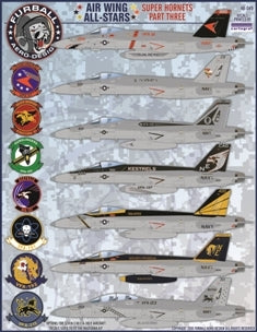 FURBALL 48-049 1/48 USN AirWing All-Stars, F/A-18E/F Super Hornet, Part 3