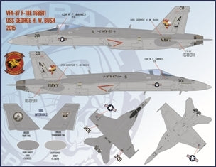 FURBALL 48-049 1/48 USN AirWing All-Stars, F/A-18E/F Super Hornet, Part 3