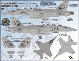 FURBALL 48-049 1/48 USN AirWing All-Stars, F/A-18E/F Super Hornet, Part 3