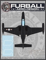 FURBALL 48-057 1/48 Canopy frame for F2H-2 Banshee（For Kitty Hawk）