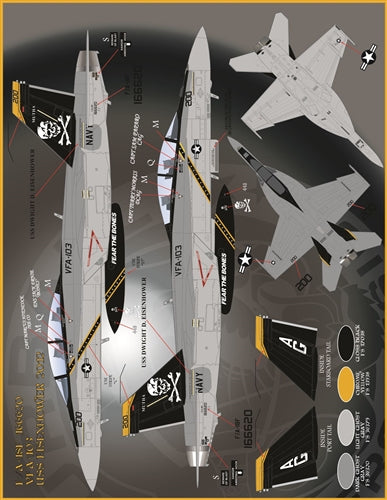 FURBALL 48-067 1/48 F-18F VFA-103 Victory Super Hornet