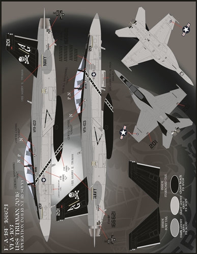FURBALL 48-067 1/48 F-18F VFA-103 Victory Super Hornet