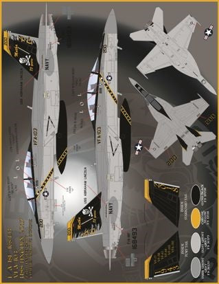 FURBALL 48-067 1/48 F-18F VFA-103 Victory Super Hornet