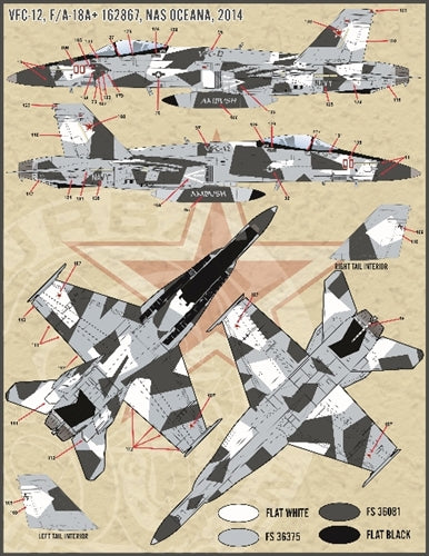 FURBALL 48-070 1/48 USN F/A-18A/A+/B/C Hornet, Legacy Bug Bandits