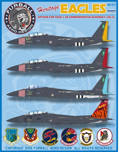 FURBALL 48-071 1/48 USN F-15C/E Eagle, Heritage Eagles