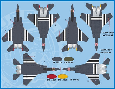 FURBALL 48-071 1/48 USN F-15C/E Eagle, Heritage Eagles