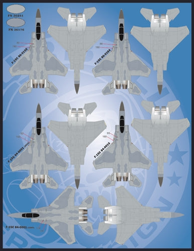FURBALL 48-072 1/48 F-15A/C/D: The new Eagles of the U.S. Air Force in Europe
