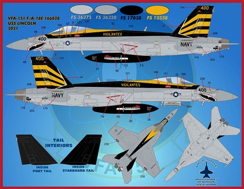 FURBALL 48-082 1/48 AirWing All-Stars Super Hornets Part 5