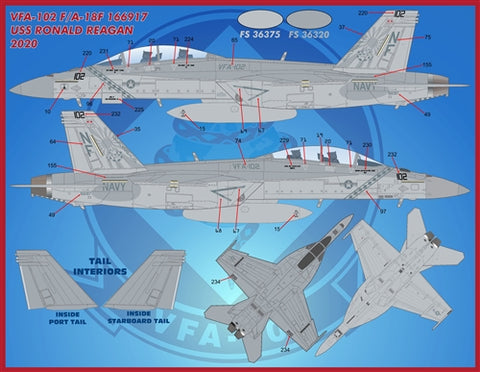 FURBALL 48-082 1/48 AirWing All-Stars Super Hornets Part 5