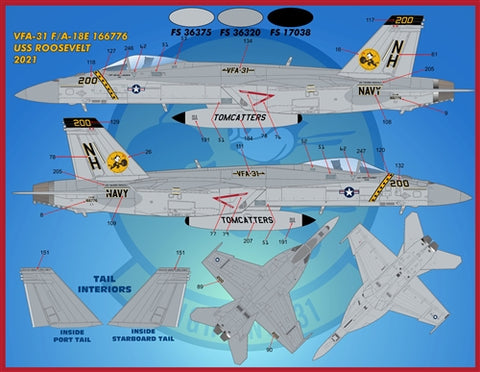 FURBALL 48-082 1/48 AirWing All-Stars Super Hornets Part 5