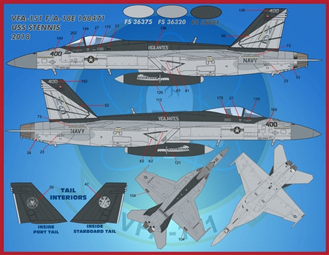 FURBALL 48-082 1/48 AirWing All-Stars Super Hornets Part 5