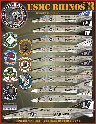 FURBALL 48-089 1/48 USMC Rhinos Part 3
