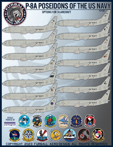 FURBALL 72-011 1/72 USN P-8 Poseidon