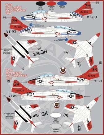 FURBALL FDS-4802 1/48 USN F9F-8T TF-9J Cougar Trainer