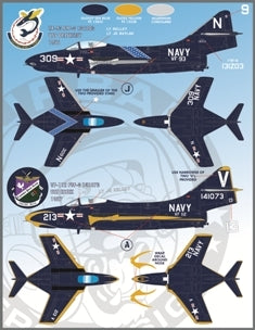 FURBALL FDS-4803 1/48 USN Sea Blue F9F-8 Cougar