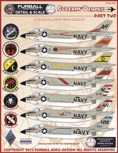 FURBALL FDS-4807 1/48 USN F3H-2 Screamin' Demons, Part 2