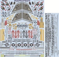 FURBALL FDS-4808 1/48 USN F-14 Tomcat Colors & Markings, Part 1