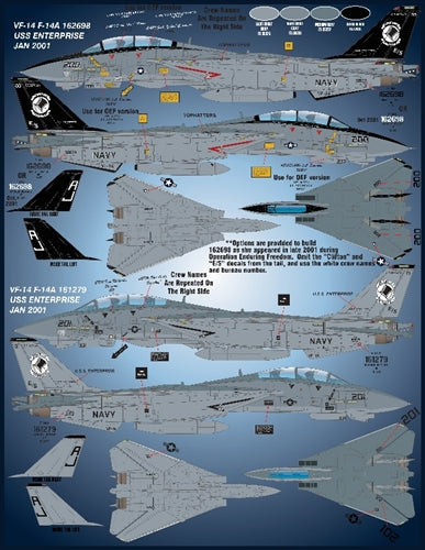 FURBALL FDS-4813 1/48 Tomcat Colors Markings Part V