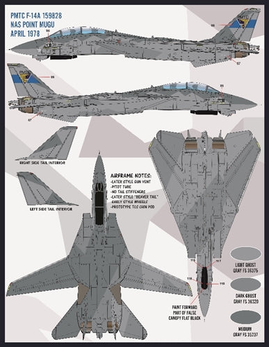 FURBALL FDS-4815 1/48 USN F-14 Tomcat Colors & Markings, Part 7