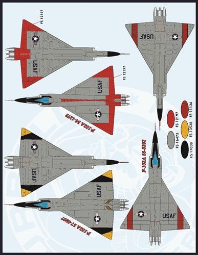 FURBALL FDS-4817 1/48 USAF F-102A Delta Dagger - Color & Markings